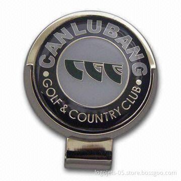 Golf Hat Clip, Customized Designs are Welcome, Available in Various Finishes